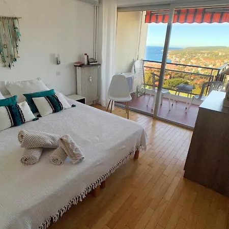 Apartamento Galets Bleus -Vu Mer-Piscine-Clim-Fibre- *