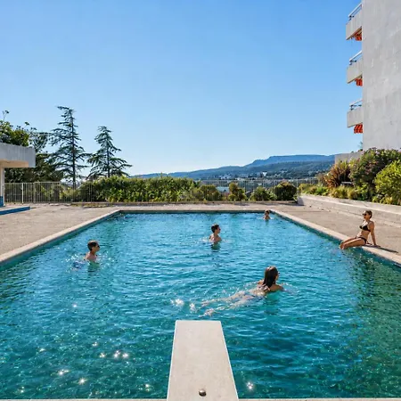 Galets Bleus -vu Mer-piscine-clim-fibre- Appartement *